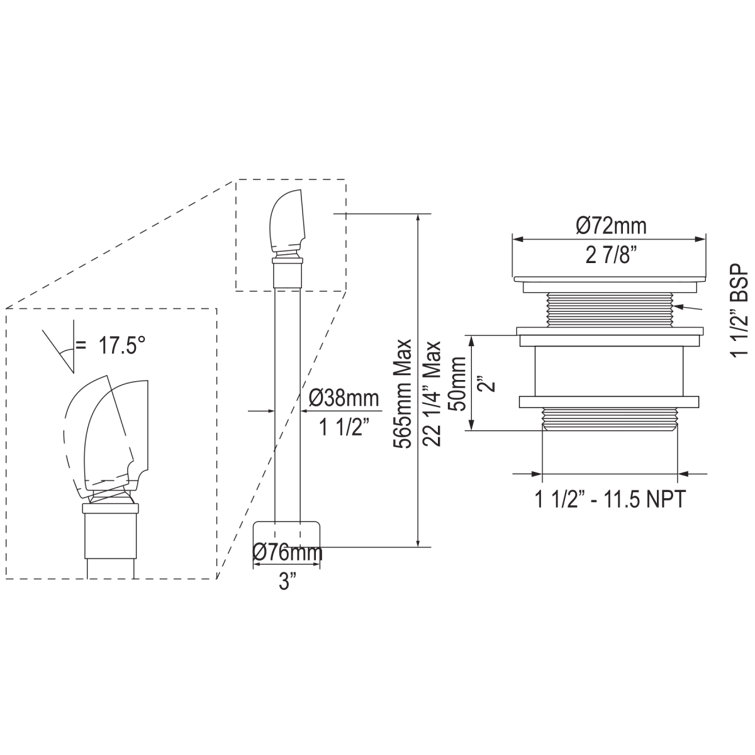 Victoria + Albert Freestanding Leg Tub Drain Perigold